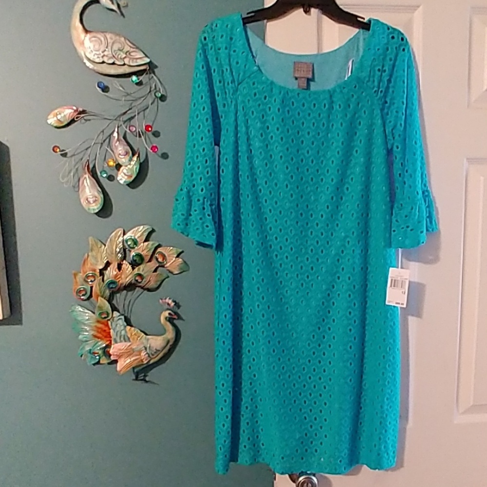 Rabbit Rabbit Rabbit Beautiful teal Dress